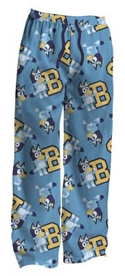 BLUEY Knit Pajama Pants, L, Blue