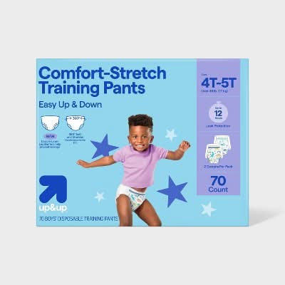 up&up Boys' Disposable Training Pants, 4T-5T (70 ct)