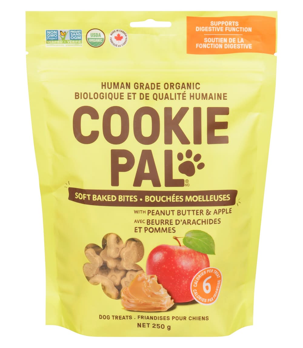Cookie Pal Soft Baked Dog Treats With Peanut Butter and Apple (250 g)