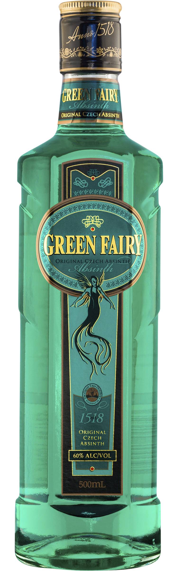 Green Fairy Original Czech Absinth Liquor (500mL)