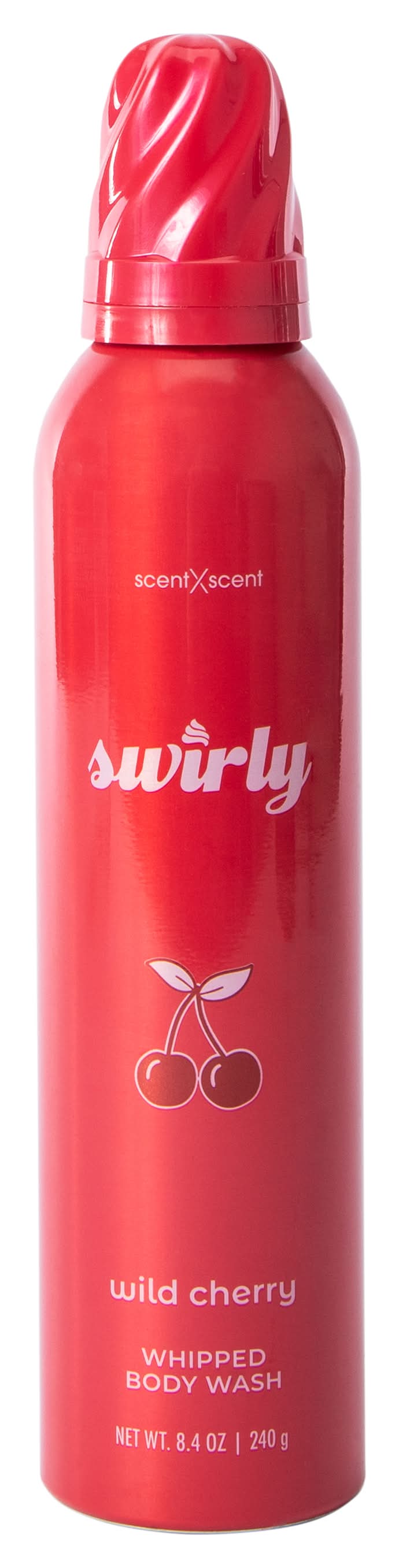 Swirly Wild Cherry Whipped Body Wash 8.4oz Wild Cherry