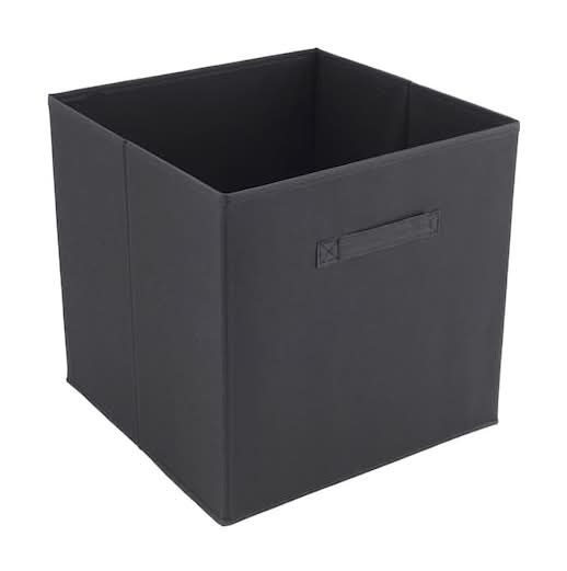 Simply Tidy Cube Storage Bin, 14x14 in, Black