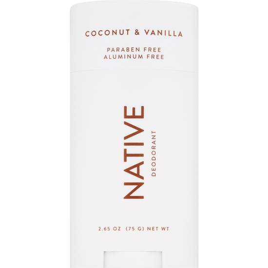 Native Coconut & Vanilla Deodorant, 2.65oz 