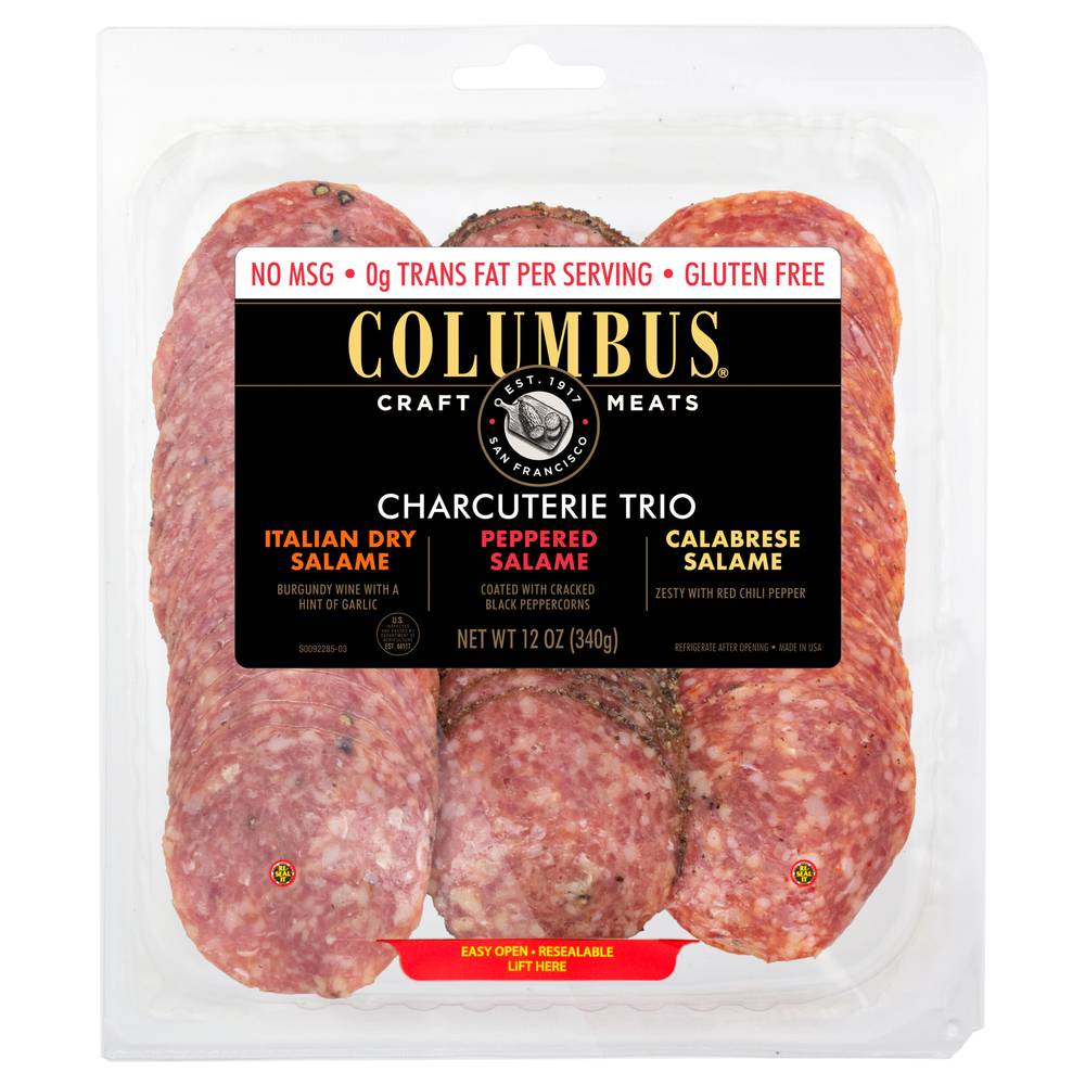 Columbus Charcuterie Salame Trio (12 oz)