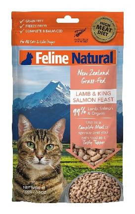 【K9】羊肉鮭魚 貓咪凍乾生食餐100g#WP012408