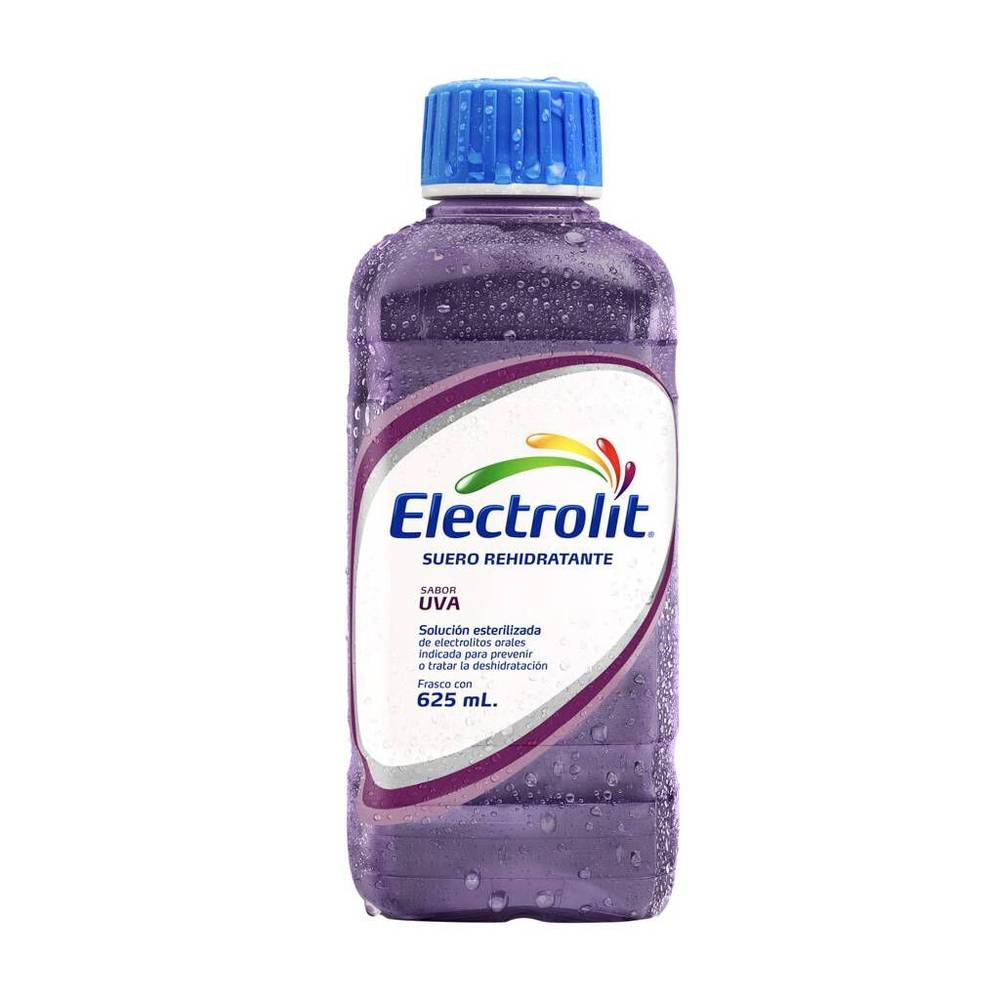 Electrolit · Suero rehidratante, uva (625 ml)