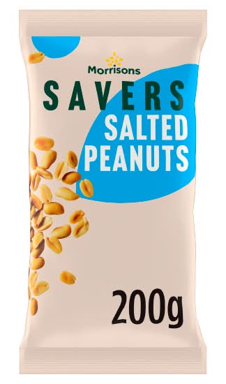 Morrisons Savers Salted Peanuts (200g)