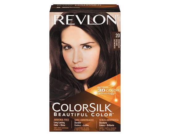 REVLON COLORSILK HAIR COLOR BRN/BLK 20 1 UN