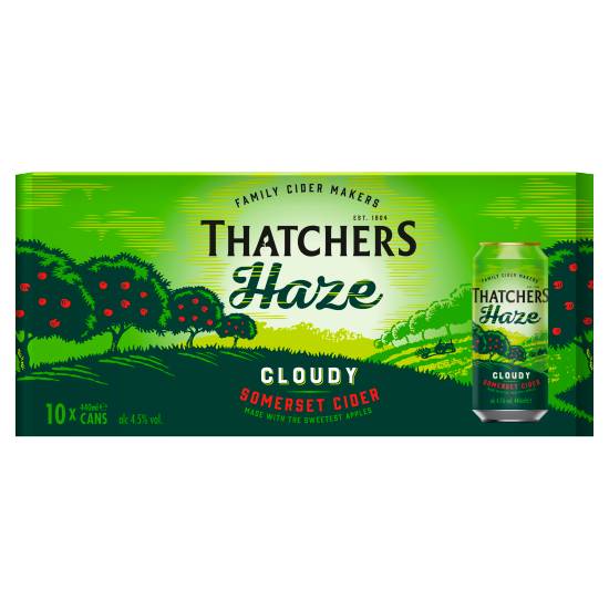 Thatchers Haze Cider (10 x 440ml)