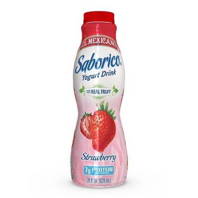 El Mexicano Saborico Yogurt Drink, Strawberry (28 fl oz)