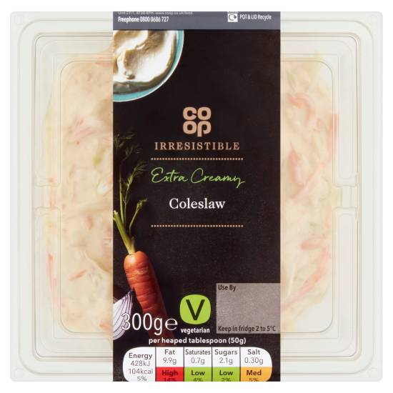 Co-op Irresistible Coleslaw (300g)