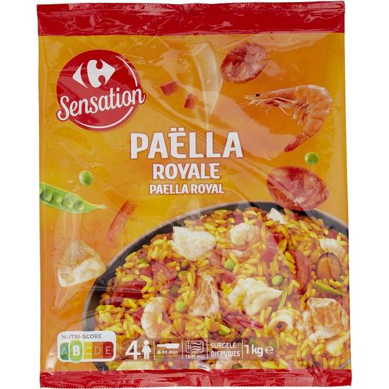 Carrefour Sensation - Plat cuisiné paella valenciana