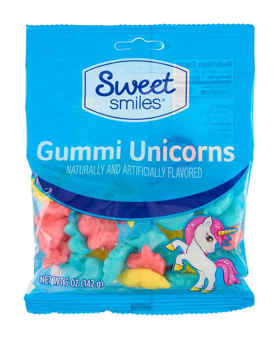 Sweet Smiles Unicorn Gummies 5 Oz