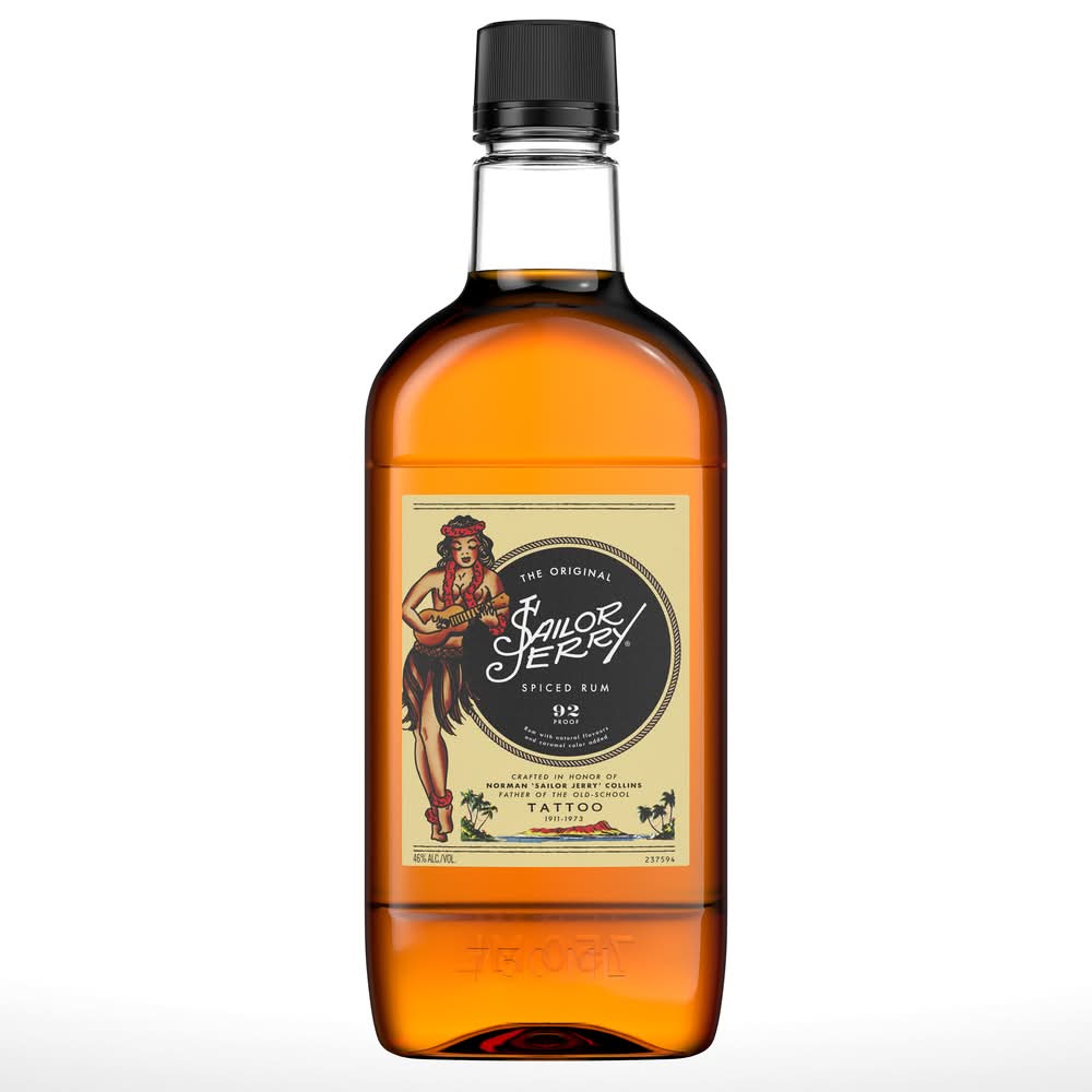 Sailor Jerry Spiced Navy Rum (750 ml)