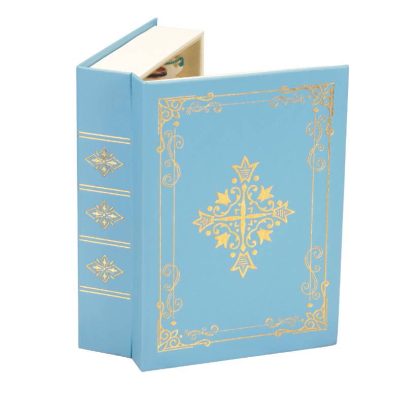 Collection by London Drugs Book Jewellery Box - Light Blue - 21x14.5x6cm