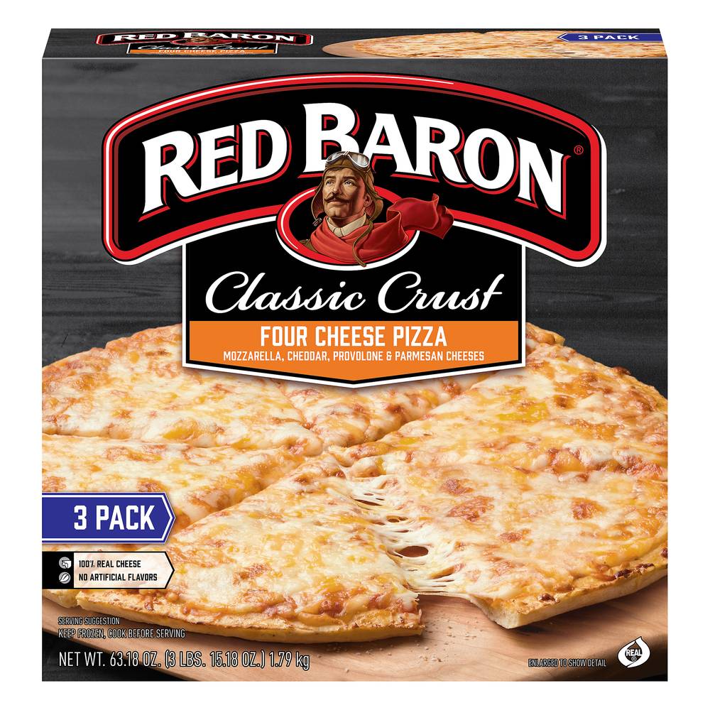 Red Baron Classic Crust Four Cheese Pizza (3.93 lbs)