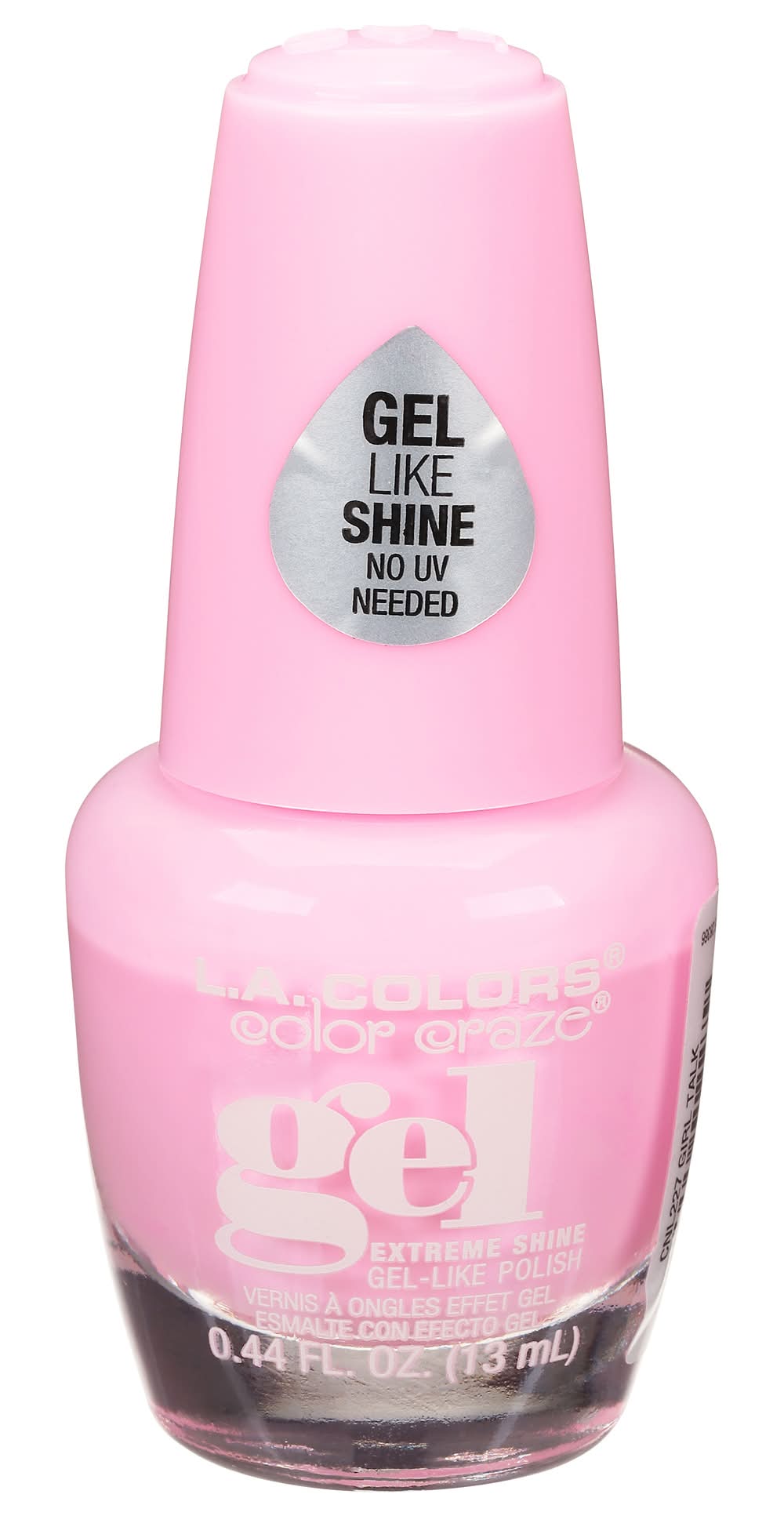 L.A. Colors Color Craze Gel Nail Polish, Cnl227 Girl Talk