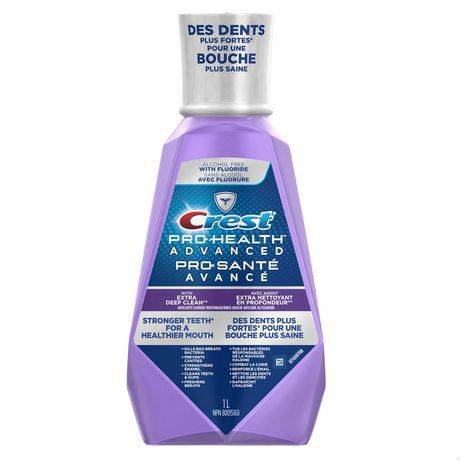 CREST rince-bouche pro-santé avancé (1°l) - pro-health advanced extra deep clean mouthwash (1 l)