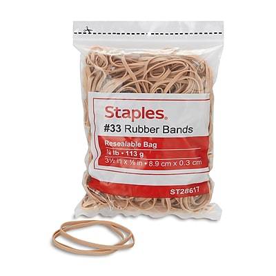 Staples Economy #33 Rubber Band (3 1/2 in * 1/3 in)