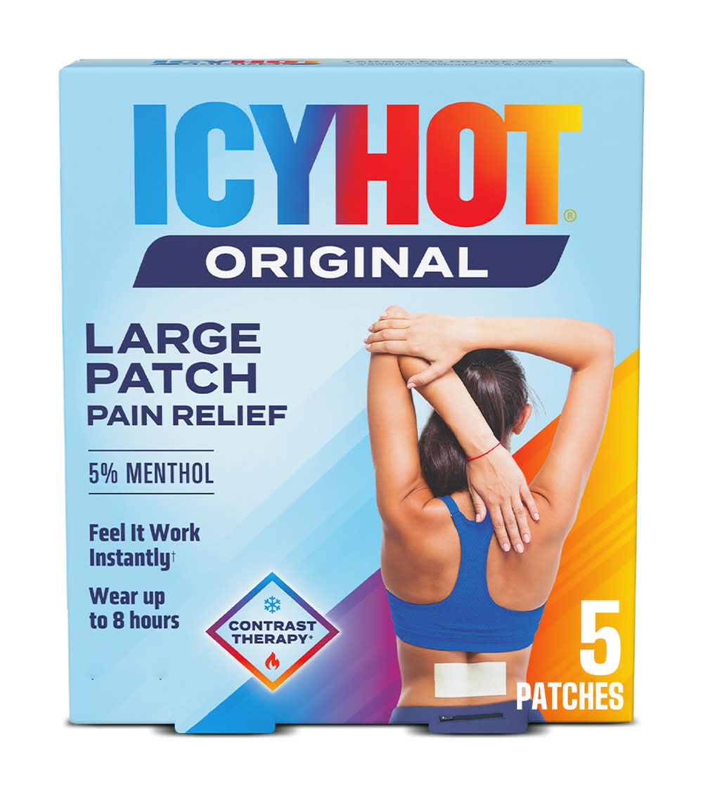 Icy Hot Original Large Pain Relief Patch (5 ct)