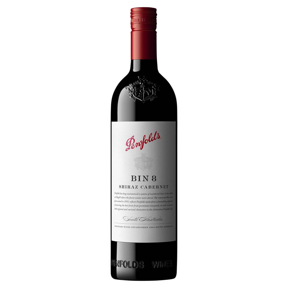 Penfolds Bin 8 Shiraz Cabernet 750ml