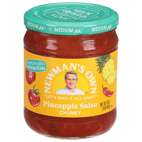 Newman's Own Medium Chunky Pineapple Salsa