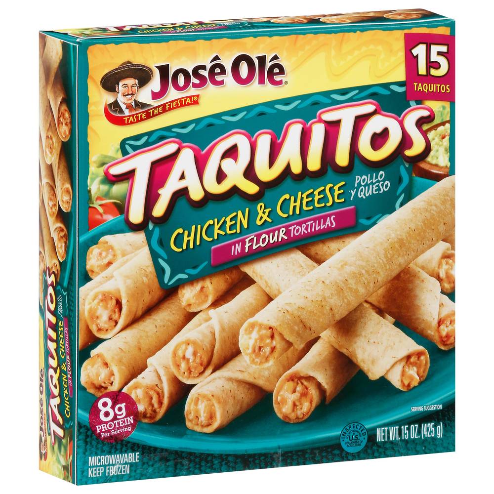 Jose Ole Taquitos Chicken & Cheese (15 oz, 15 ct)