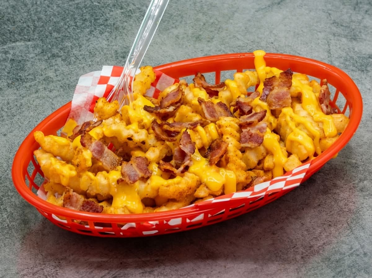 FRITES CHEDDAR BACON