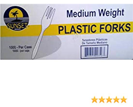 Sunset White Forks 1000x 2oz Boxes