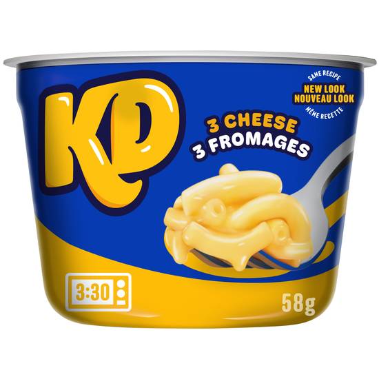 Kraft Dinner Triple Cheese Macaroni Snack Cup