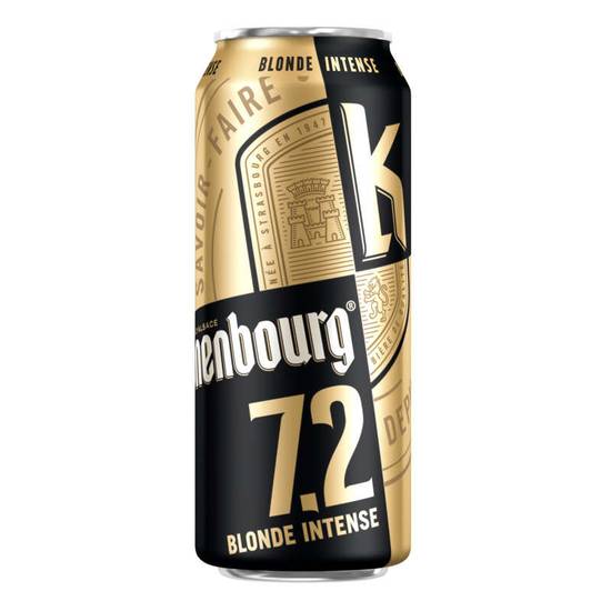 KRONENBOURG - Bière Blonde Intense 7.2 - Bière blonde - Alc. 7,2% vol. - 50cl