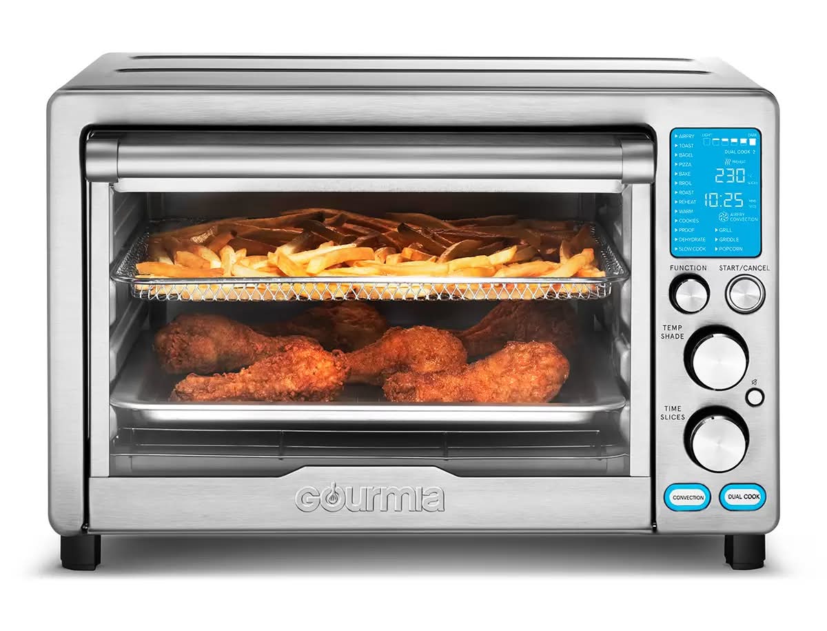 Gourmia, Horno y Freidora de Aire Digital , 16 Funciones