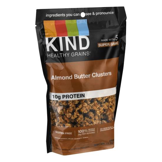 Healthy Grains Almond Butter Clusters 10g Protein Kind 11 oz