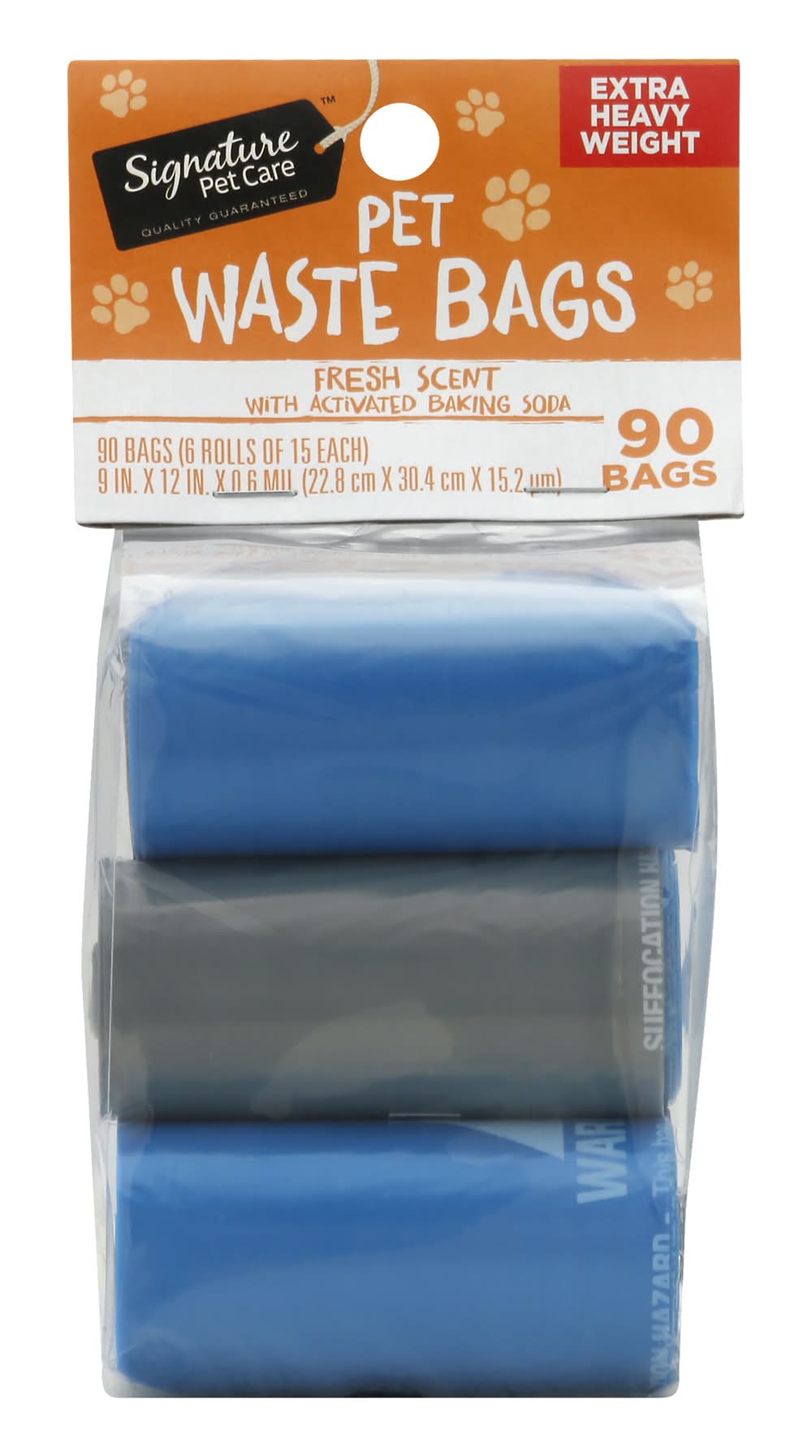 Signature Pet Care Extra Heavy Weight Fresh Scent Waste Bags (6.1 oz)