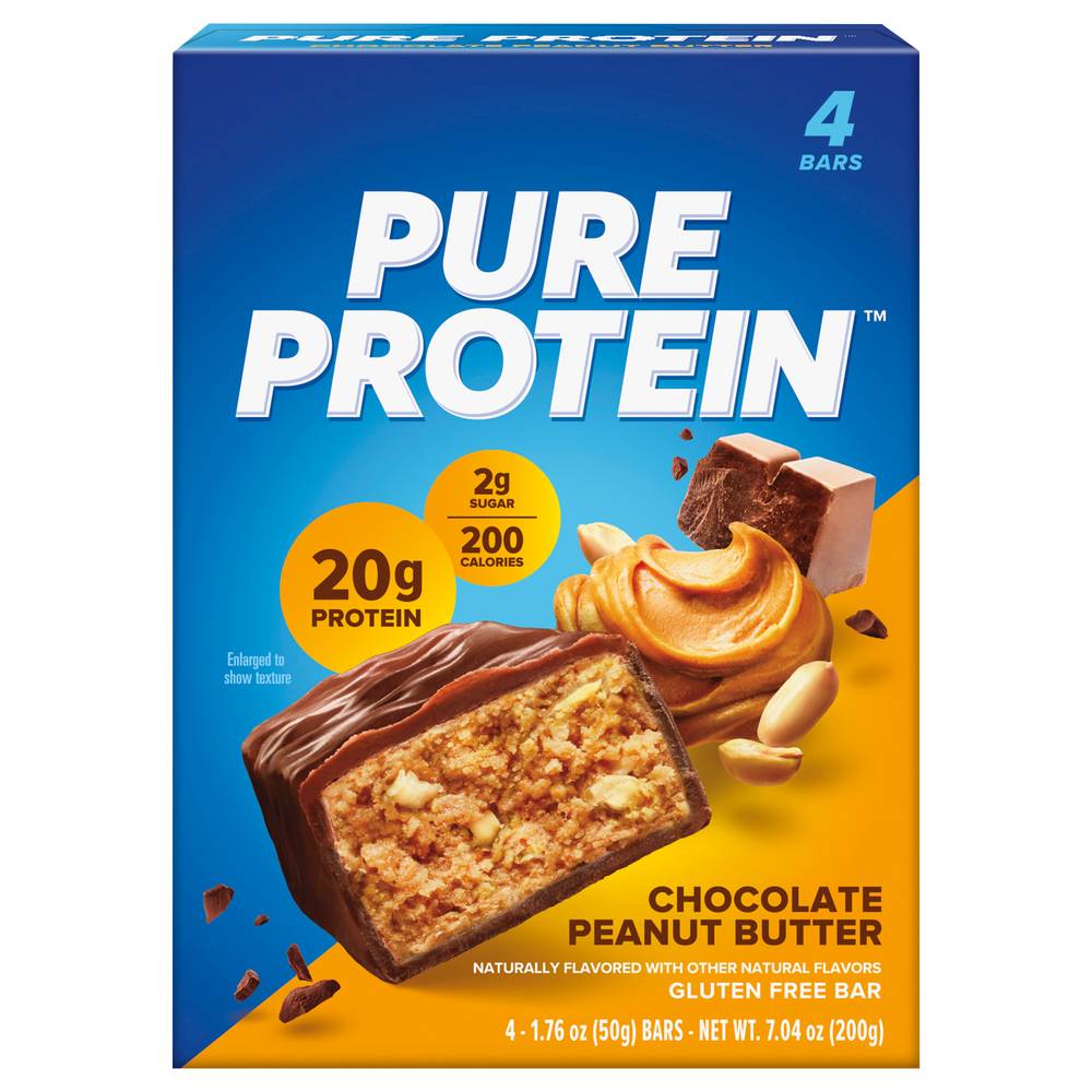 Pure Protein Gluten Free Bars (4 ct) (chocolate-peanut butter)
