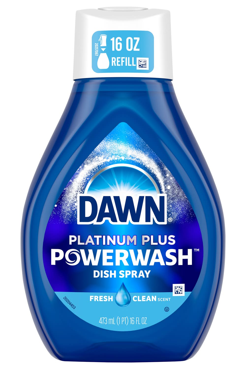 Dawn Platinum Plus Powerwash Dish Spray Refill, Fresh Clean (16 fl oz)