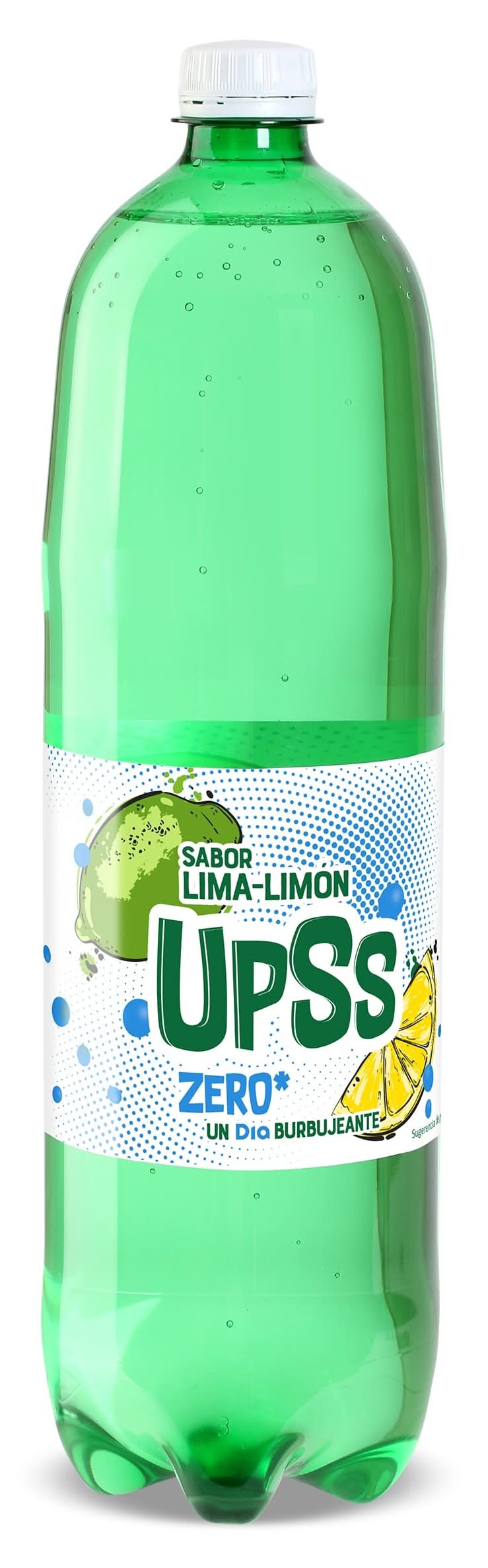 Refresco De Lima Limón Zero Upss Dia Botella 1.5 L