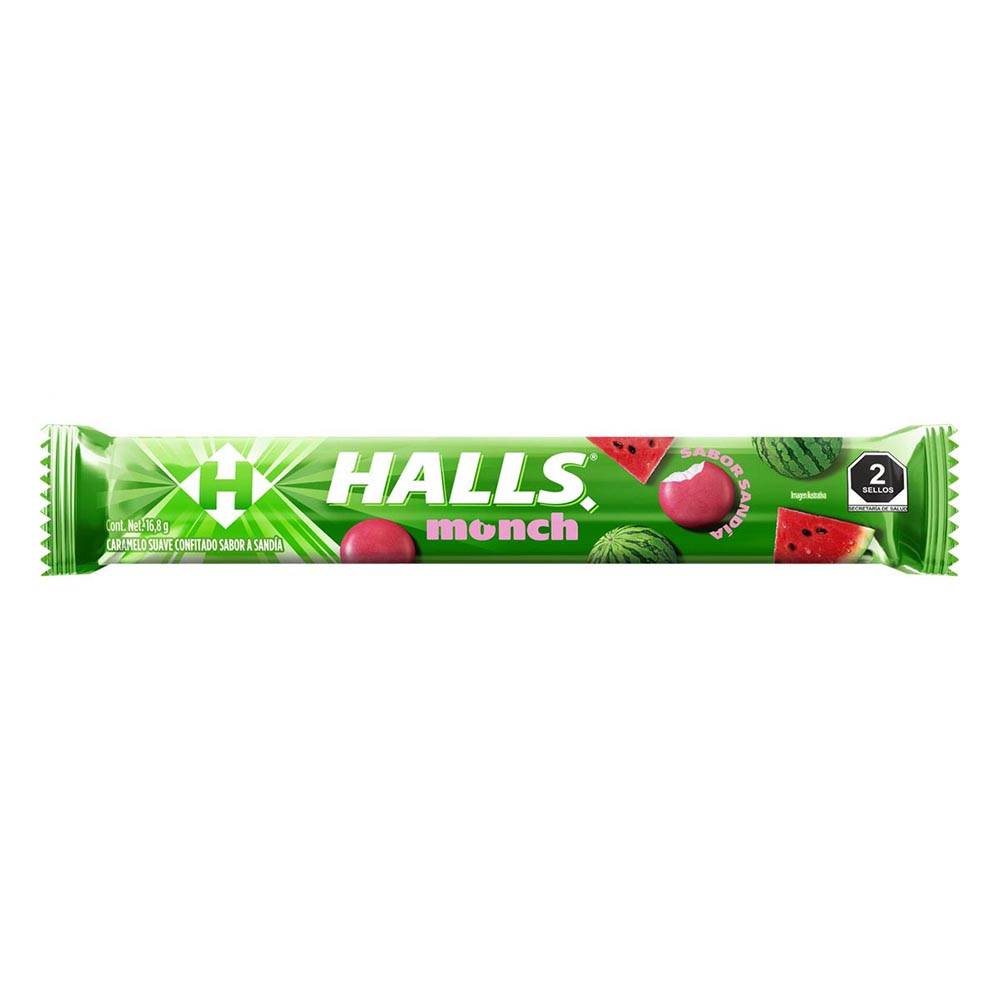 Halls · Pastillas monch, sandía (16,8 g)