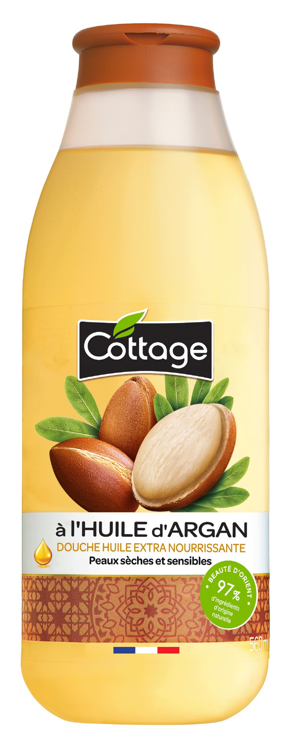 Cottage - Douche huile extra nourrissante argan (560ml)