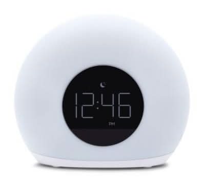 Capello Moon Glow Alarm Digital Table Clock With Color Changing Light