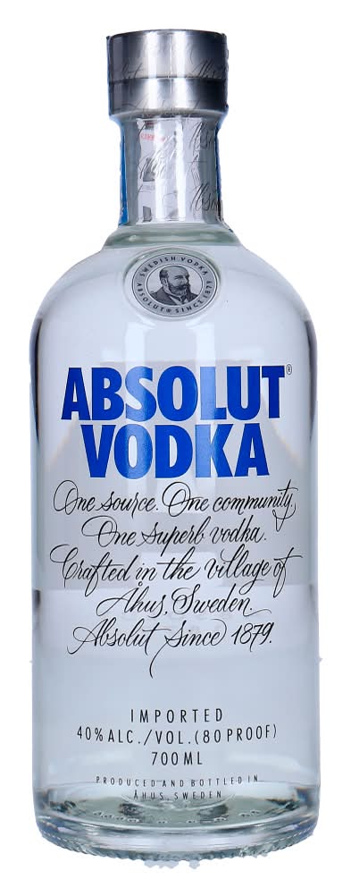 Absolut Blue - Vodka, garrafa de 700 ml