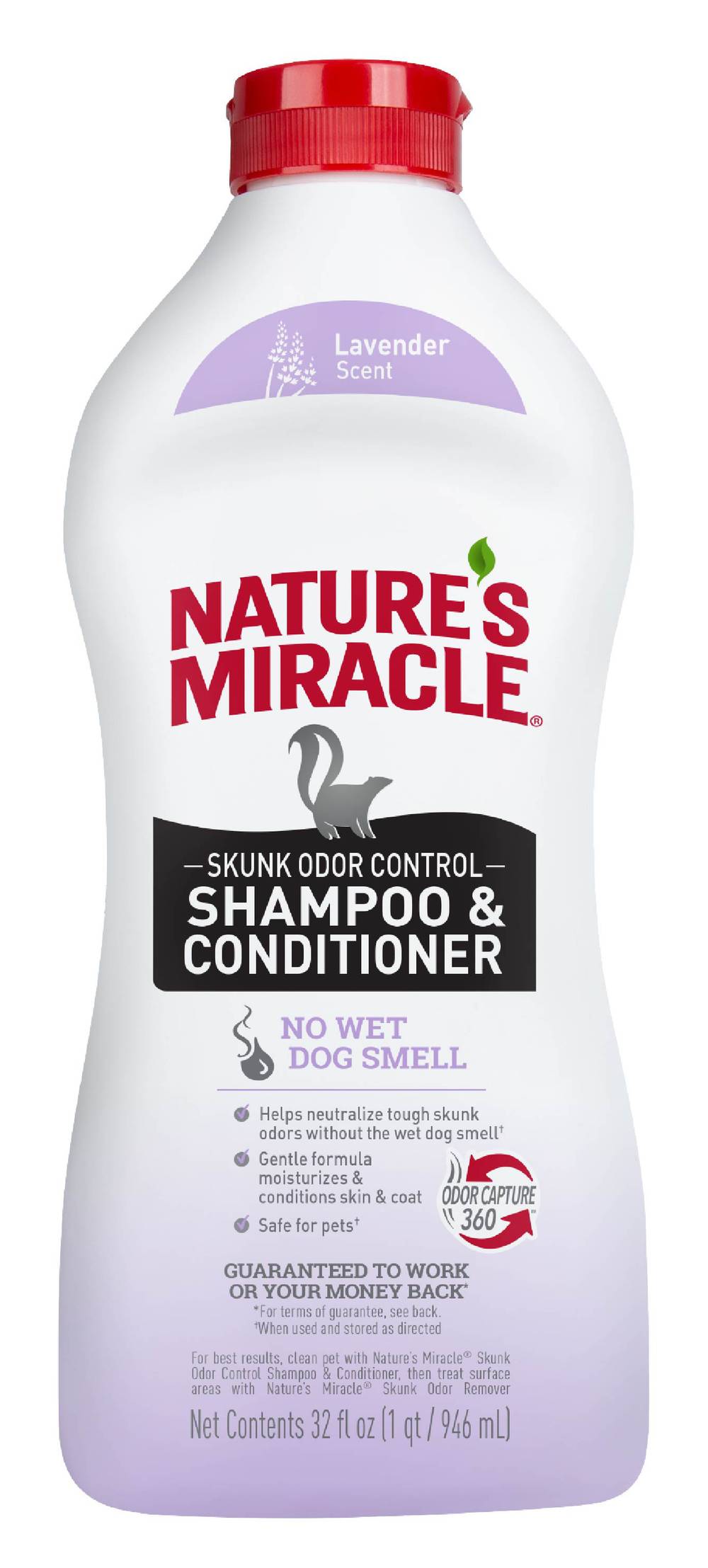 Nature's Miracle Skunk Odor Control Dog Shampoo & Conditioner (32 fl oz)