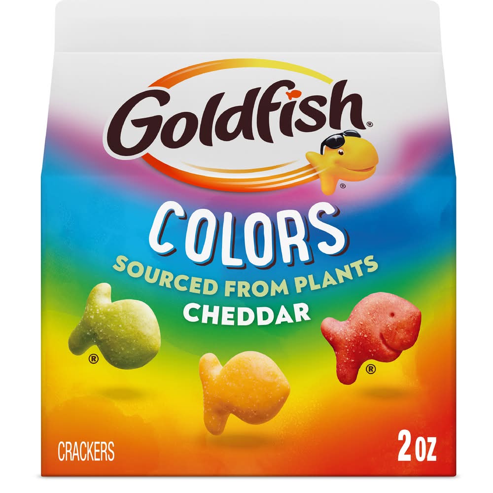 Pepperidge Farm Goldfish Baked Colors Snack Crackers, Cheddar (2 oz)