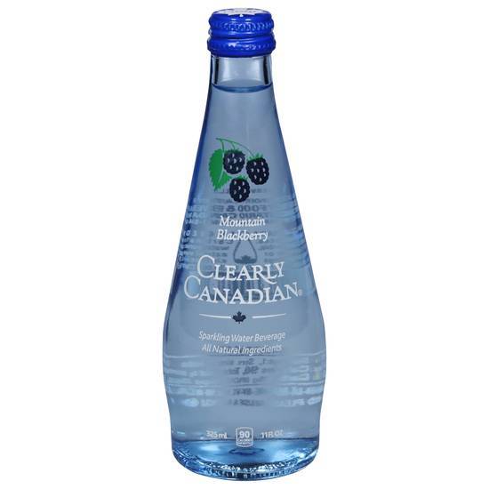 Clearly Canadian Mountain Blackberry Sparkling Water Beverage (11 fl oz)