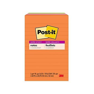 Post-It Super Sticky Notes (3 ct)