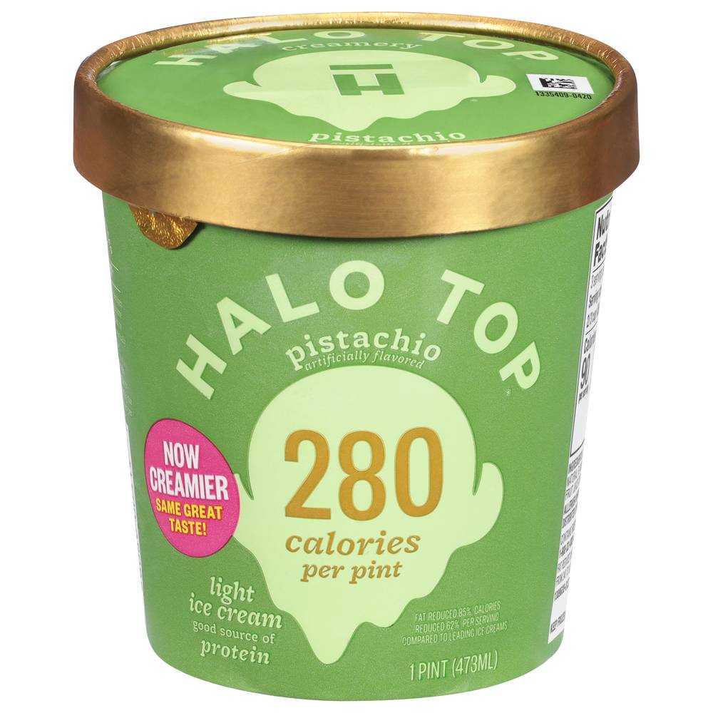 Halo Top Light Pistachio Ice Cream