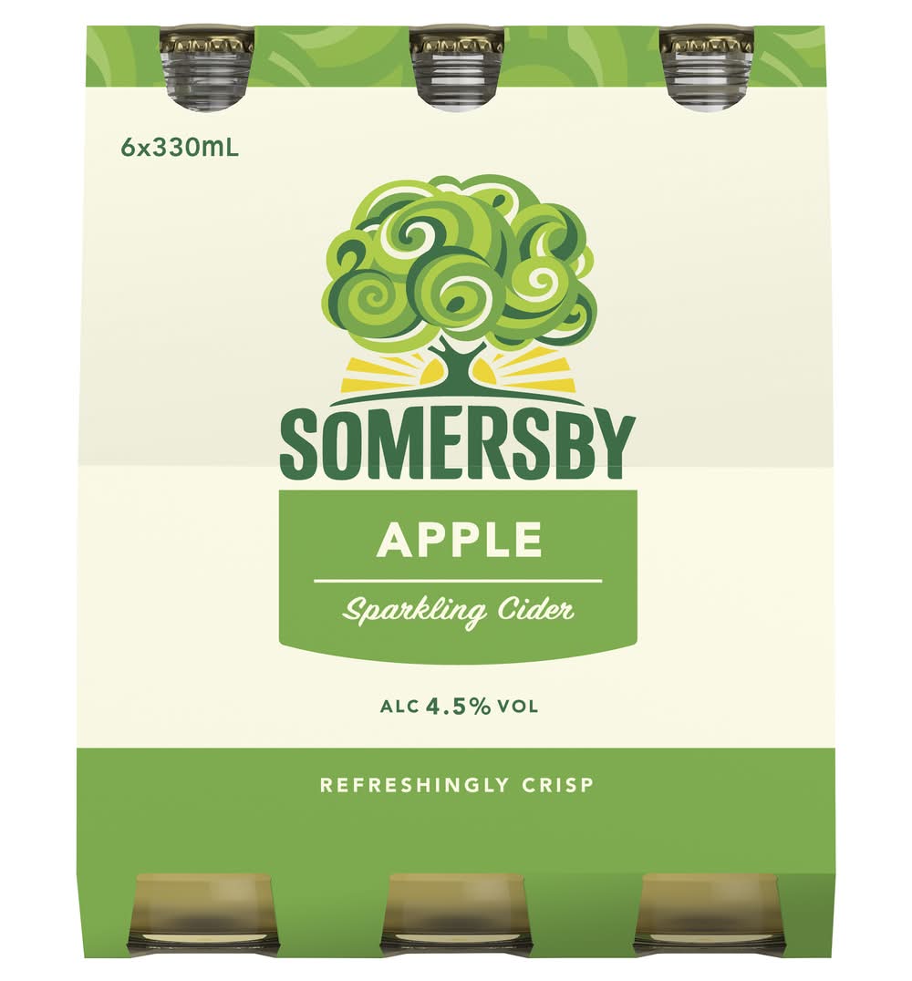 Somersby Sparkling Cider, Apple (6 x 330mL)