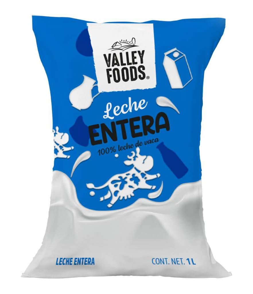 Valley Foods · Leche entera (1 L)