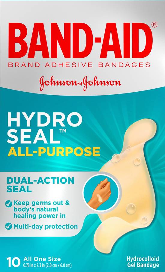 Band-Aid Hydro Seal All-Purpose Adhesive Bandages (10 ct)