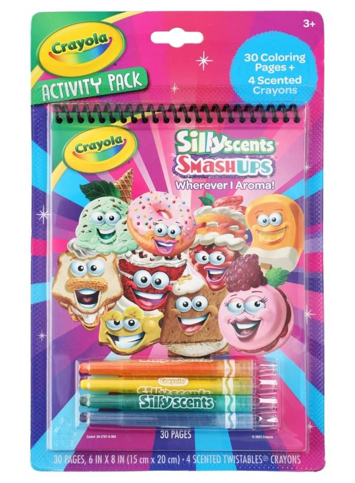 Crayola Activity pack Silly Scents Smashups Coloring Book Set, 6x8 in